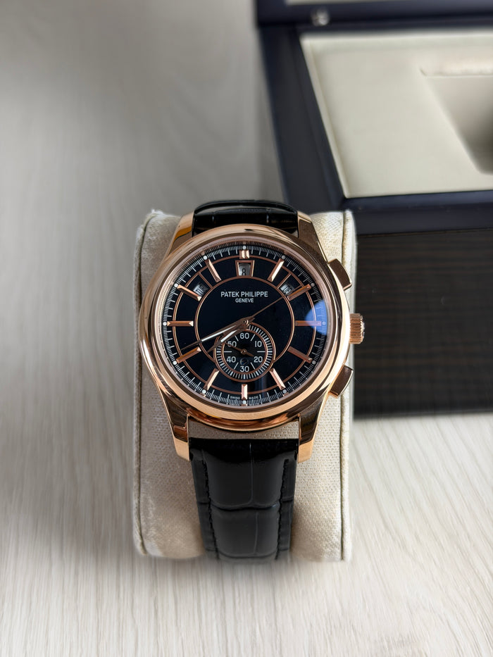 PATEK PHILIPPE ANNUAL CALENDAR ROSE PRETO 43MM