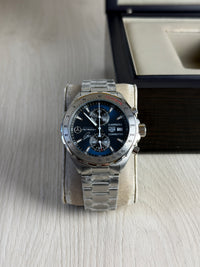 TAG HEUER CARRERA AMG PRATA AZUL 43MM