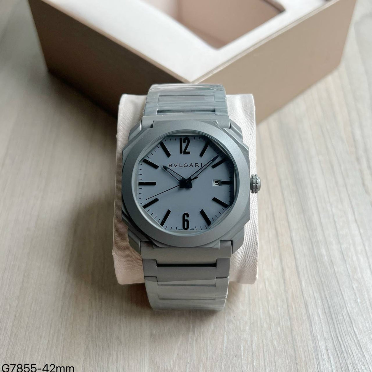 BVLGARI OCTO CINZA AUTOMATICO 42MM