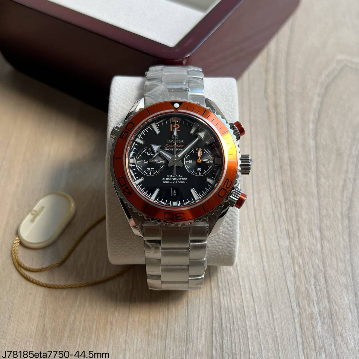 OMEGA SEAMASTER PRATA LARANJA 44MM
