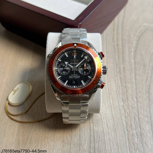 OMEGA SEAMASTER PRATA LARANJA 44MM