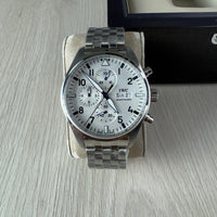 IWC TOP GUN PRATA BRANCO AUTOMÁTICO 44MM