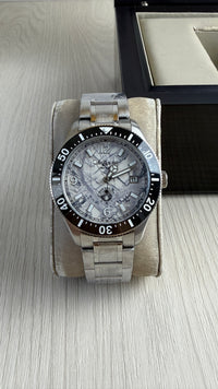 MONT BLANC AÇO PRATA BRANCO 43MM
