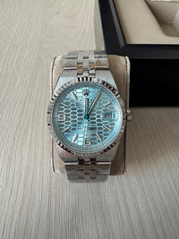 ROLEX LAND DWELLER PRATA AZUL 40MM