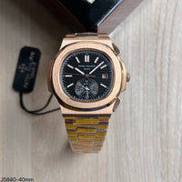 PATEK PHILIPPE NAUTILUS ROSE PRETO 40MM