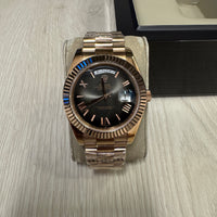 ROLEX DAY-DATE ROSE CINZA 40MM
