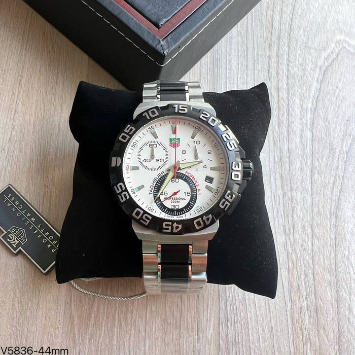 TAG HEUER F1 FORMULA 1 PRATA BRANCO 43MM