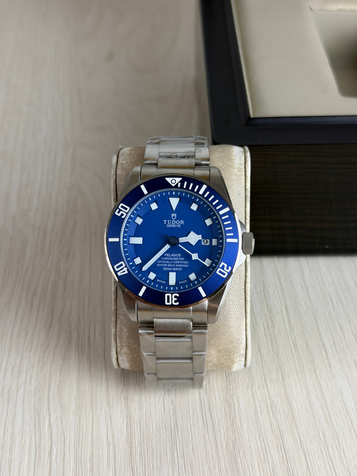 TUDOR PELAGOS PRATA AZUL 42MM