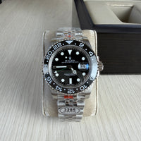 ROLEX GMT MASTER II JUBILEU PRETO 40MM