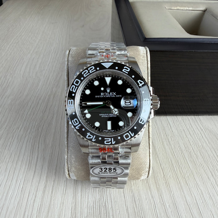 ROLEX GMT MASTER II JUBILEU PRETO 40MM