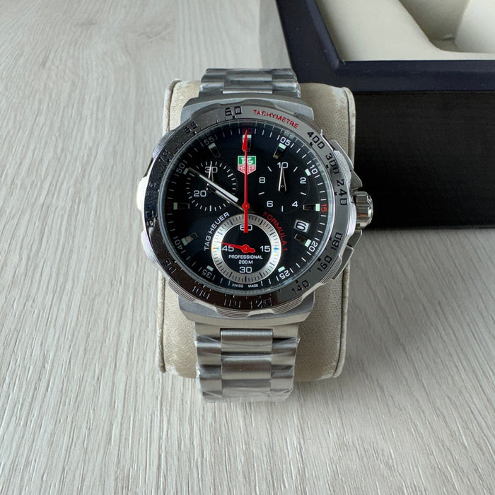 TAG HEUER F1 FORMULA 1 PRATA PRETO 44MM