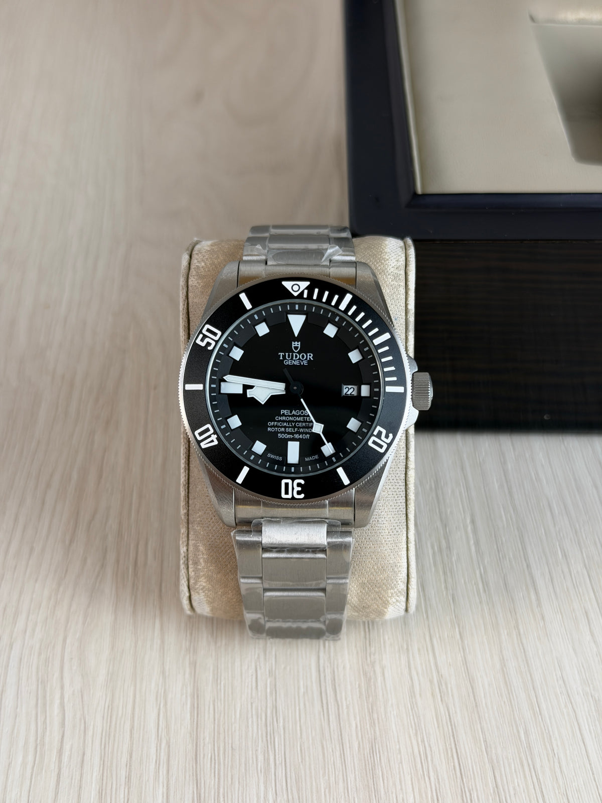 TUDOR PELAGOS PRATA PRETO 42MM