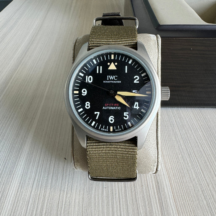 IWC SPITFIRE CINZA NYLON AUTOMÁTICO 39MM