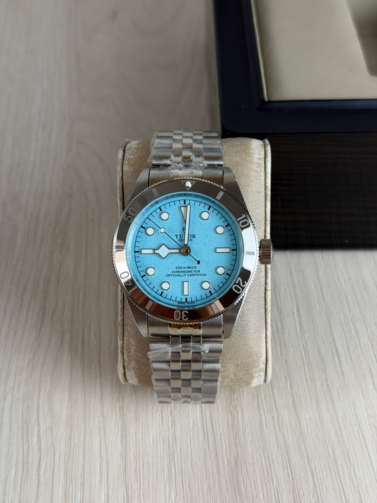 TUDOR BLACK BAY PRATA AZUL 41M