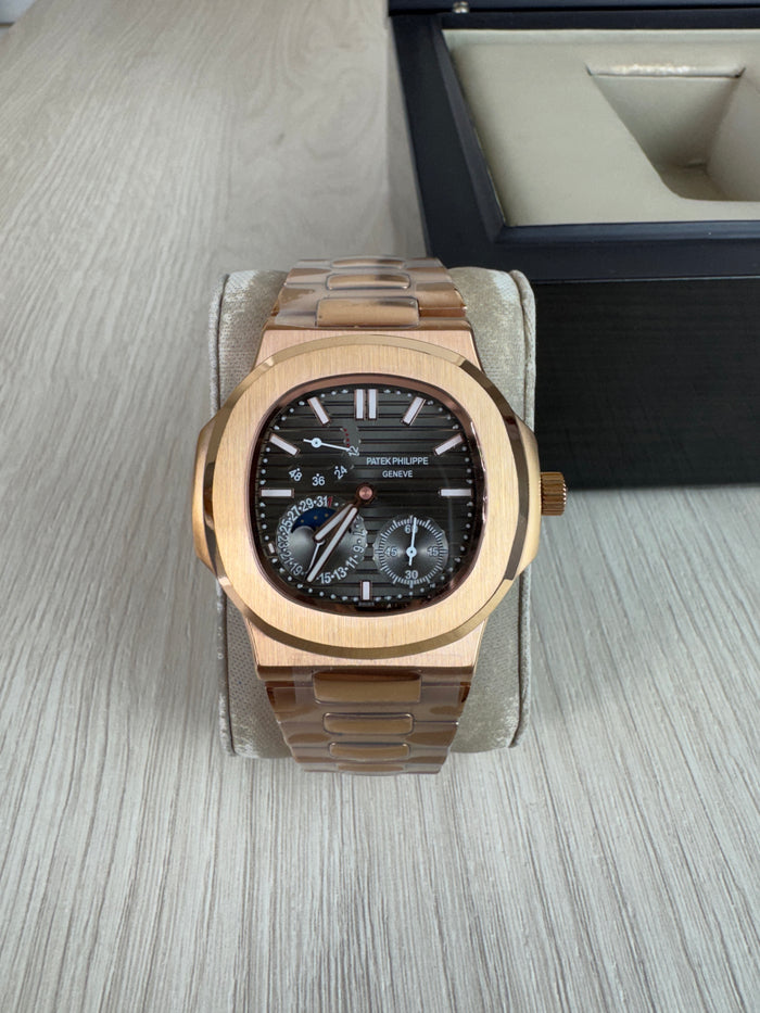 PATEK PHILIPPE NAUTILUS ROSE CINZA 40MM