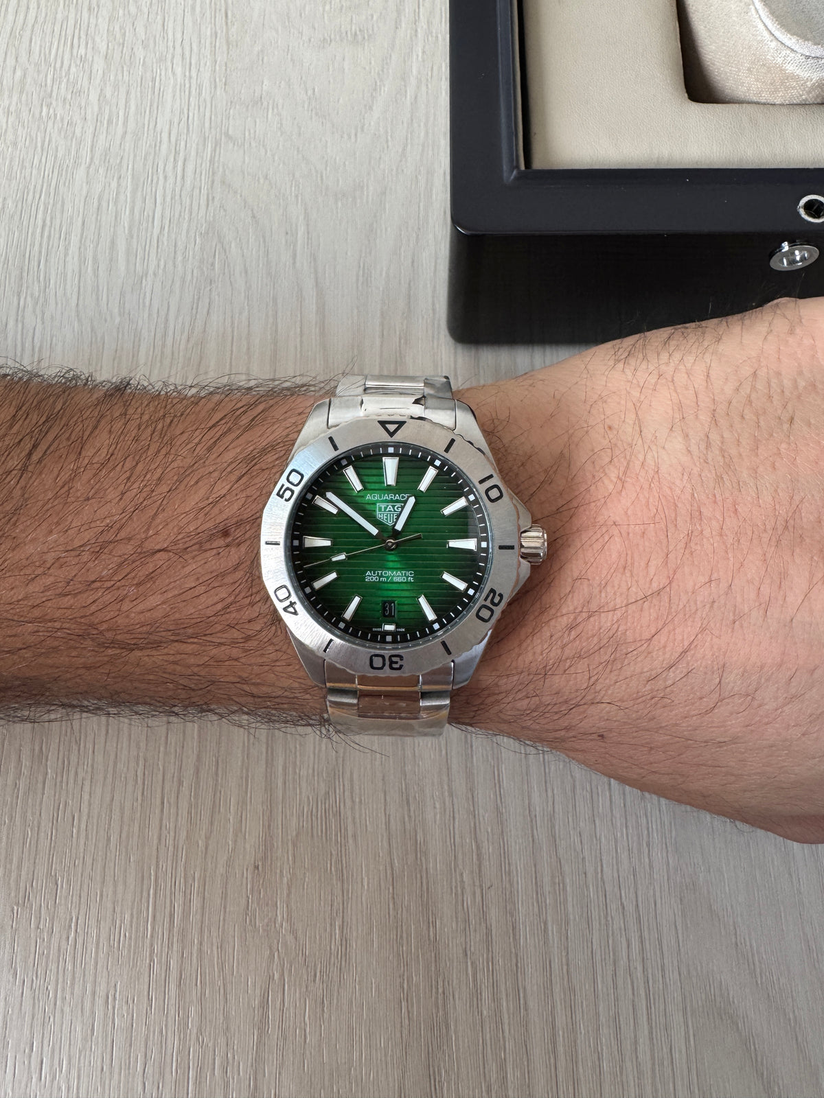 TAG HEUER AQUARACER VERDE AUTOMÁTICO 43MM