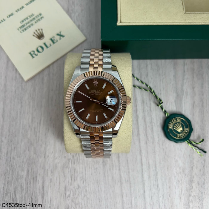 ROLEX DATEJUST MISTO JUBILEU 41MM