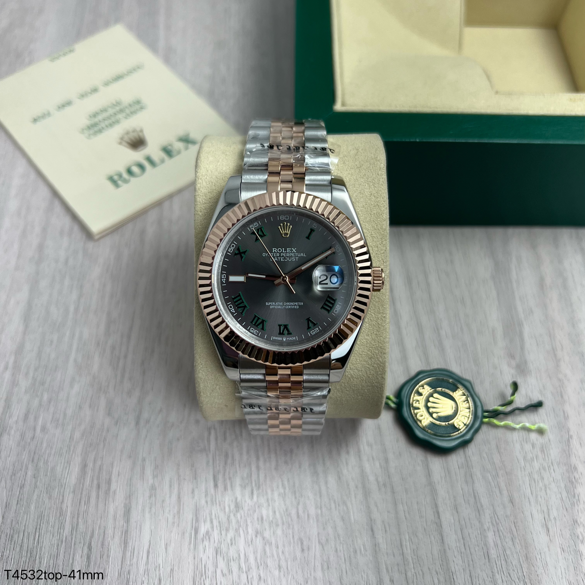 ROLEX DATEJUST MISTO ROSE JUBILEU 41MM
