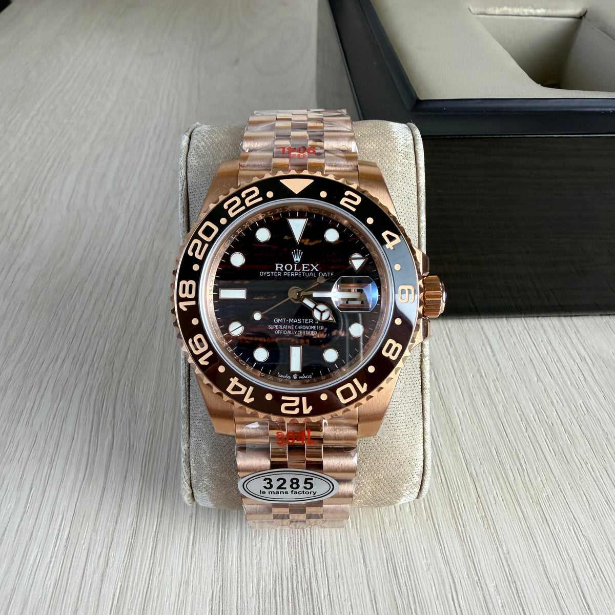 ROLEX GMT MASTER II ROSE JUBILEU 40MM