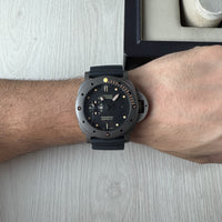 PANERAI SUBMERSIBLE CINZA BORRACHA 47MM