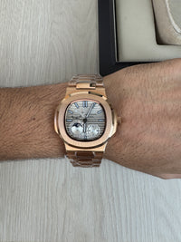 PATEK PHILIPPE NAUTILUS ROSE PRATA 40MM