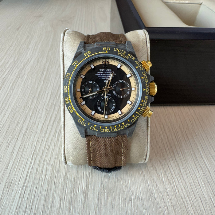 ROLEX DAYTONA DIW CARBONO MARROM 40MM