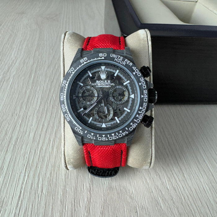 ROLEX DAYTONA DIW CARBONO VERMELHO 40MM