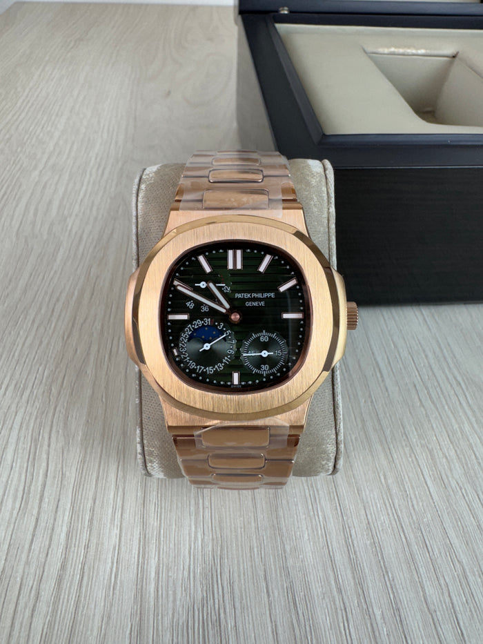 PATEK PHILIPPE NAUTILUS ROSE VERDE 40MM