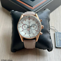 TAG HEUER CARRERA PORSCHE ROSE NYLON 41MM