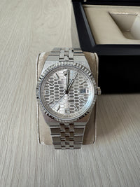 ROLEX LAND DWELLER PRATA BRANCO 40MM