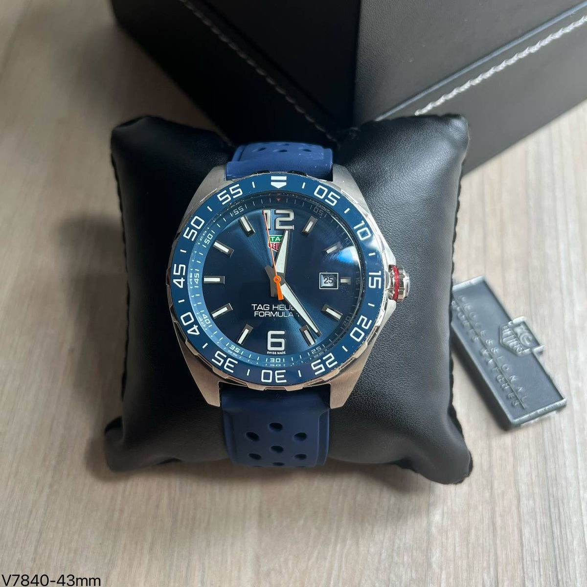 TAG HEUER F1 FORMULA 1 PRATA AZUL AUTOMÁTICO 43MM