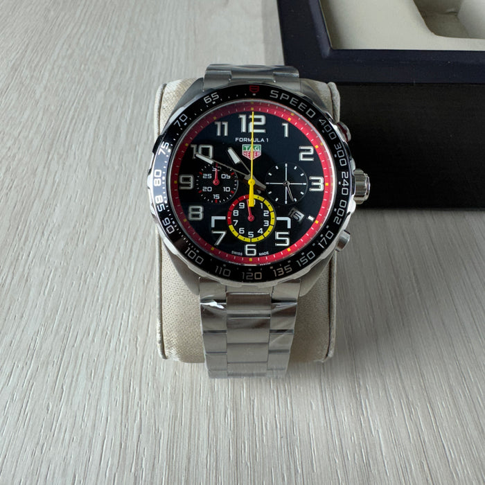 TAG HEUER F1 FORMULA 1 PRATA PRETO 43MM