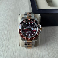 ROLEX GMT MASTER II MISTO ROSE PRETO 40MM NOVO