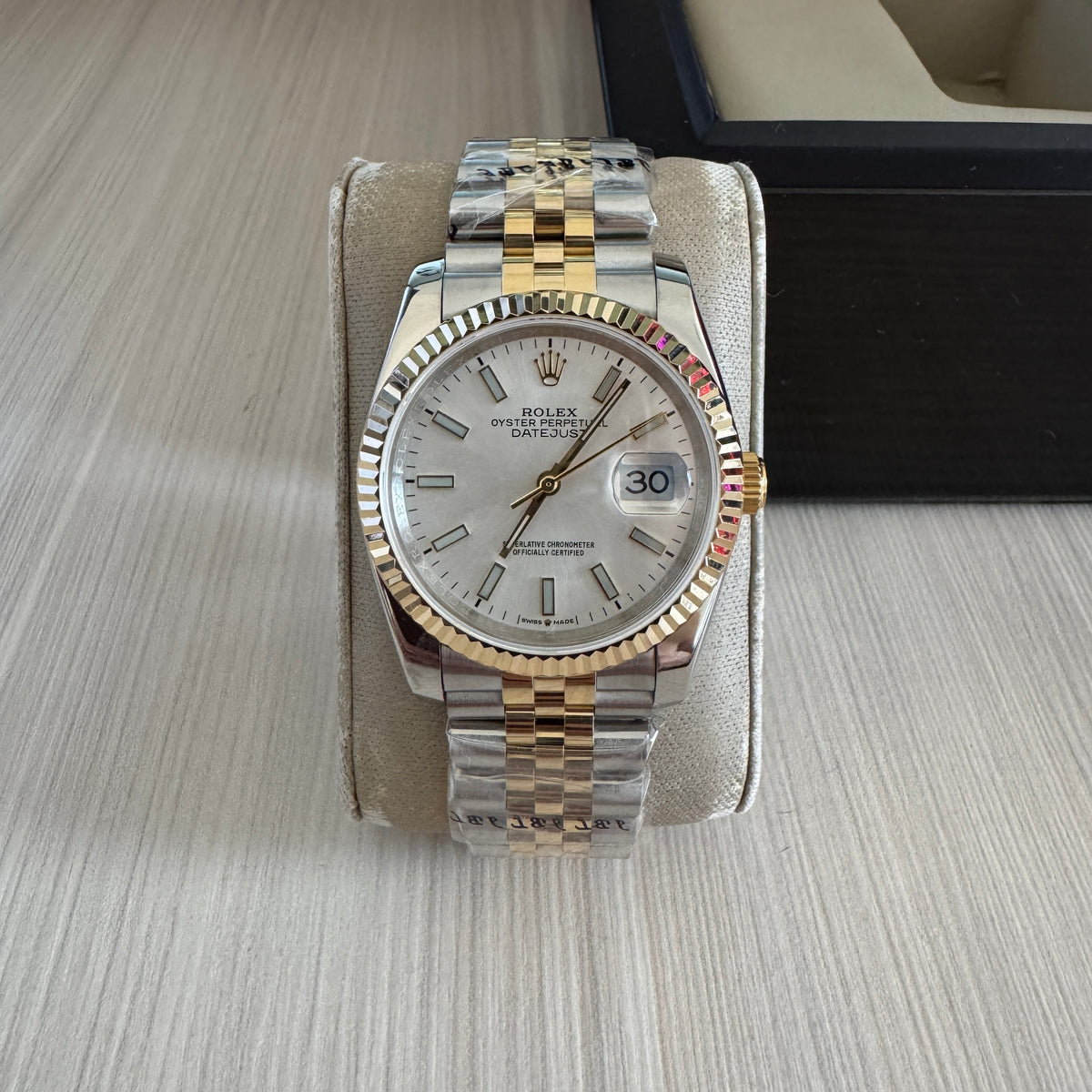 ROLEX DATEJUST MISTO DOURADO FEMININO 36MM