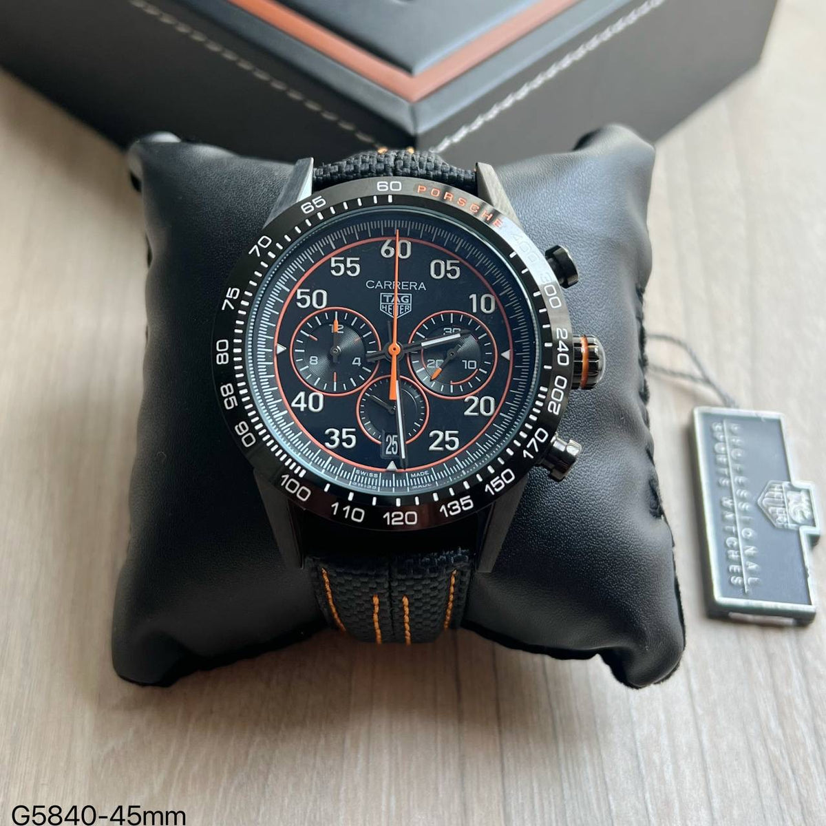 TAG HEUER CARRERA PORSCHE PRETO NYLON 41MM
