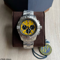 BREITLING AVENGER PRATA AMARELO 44MM