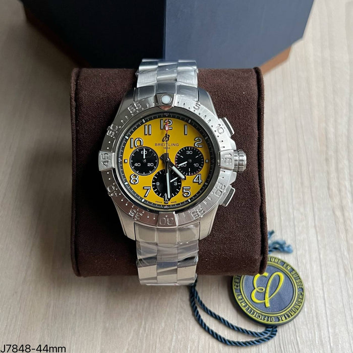 BREITLING AVENGER PRATA AMARELO 44MM