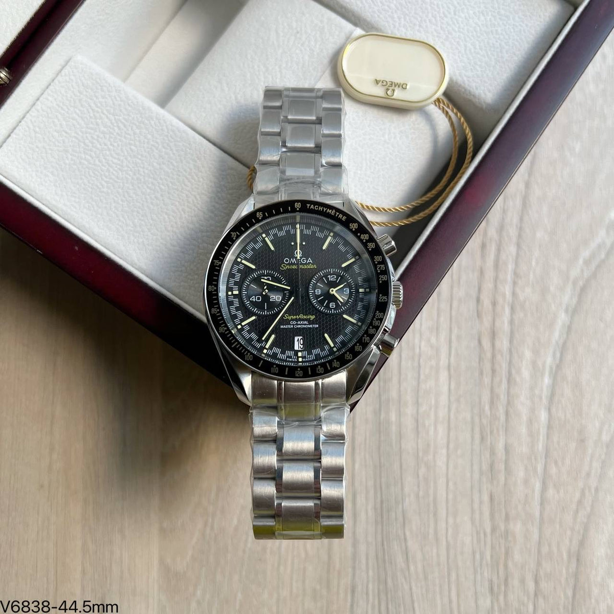OMEGA SPEEDMASTER PRATA 44MM