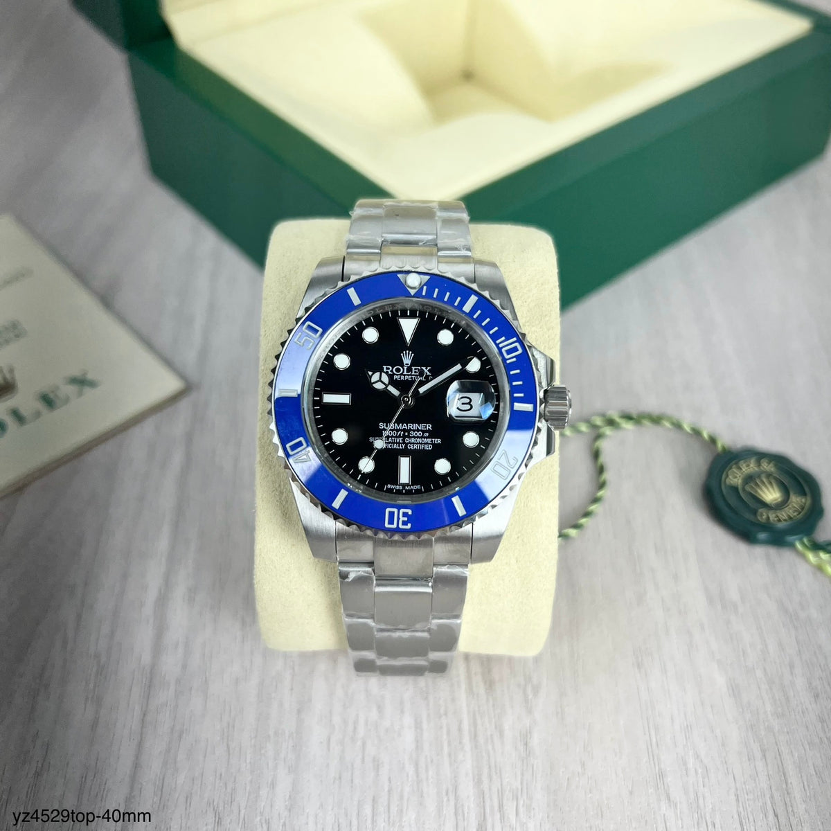 ROLEX SUBMARINER AZUL PRETO 40MM