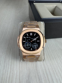 PATEK PHILIPPE NAUTILUS ROSE PRETO 40MM