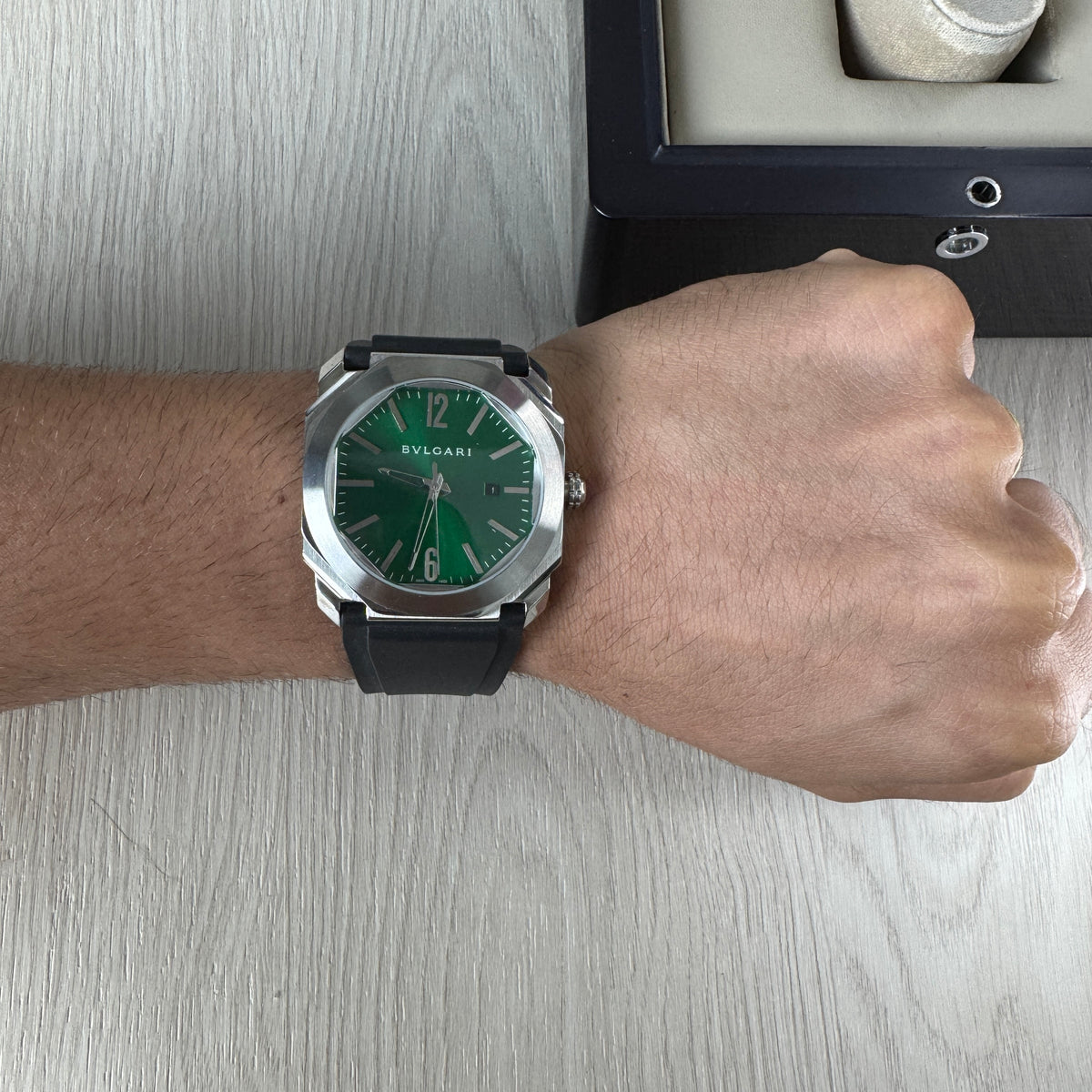 BVLGARI OCTO PRATA VERDE 44MM