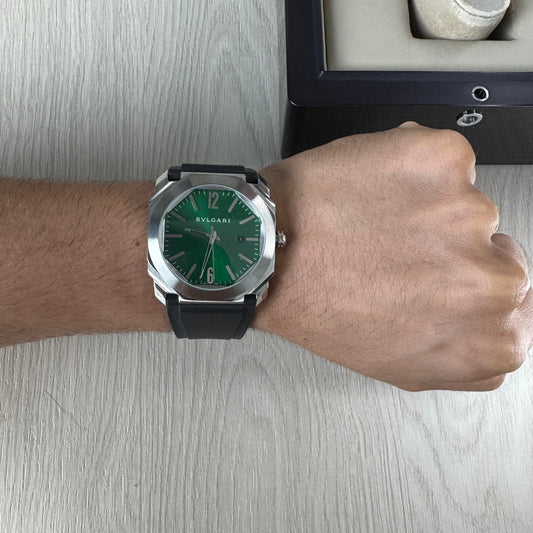 BVLGARI OCTO PRATA VERDE 44MM