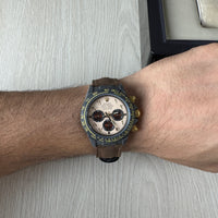 ROLEX DAYTONA DIW CARBONO MARROM ARABIC 40MM