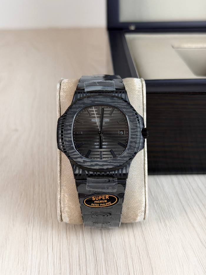 PATEK PHILIPPE NAUTILUS PRETO CINZA 40MM