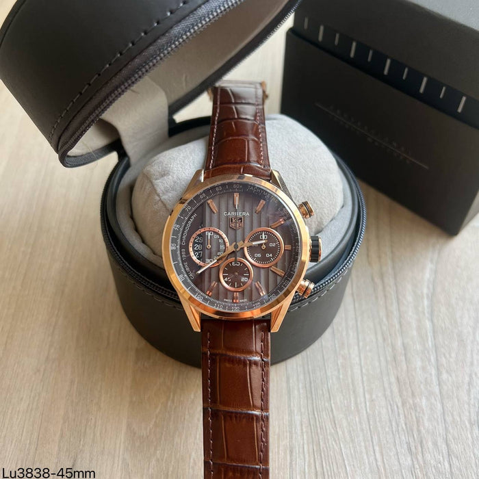 TAG HEUER CARRERA 1969 ROSE MARROM 46MM