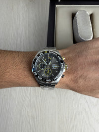 TAG HEUER SENNA PRATA PRETO 43MM