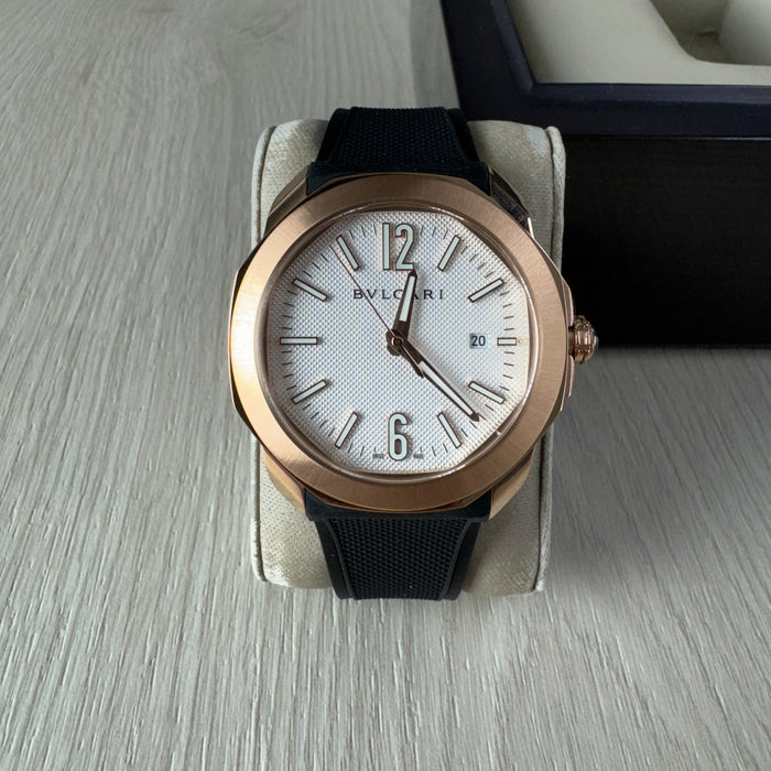 BVLGARI OCTO ROSE BRANCO 44MM