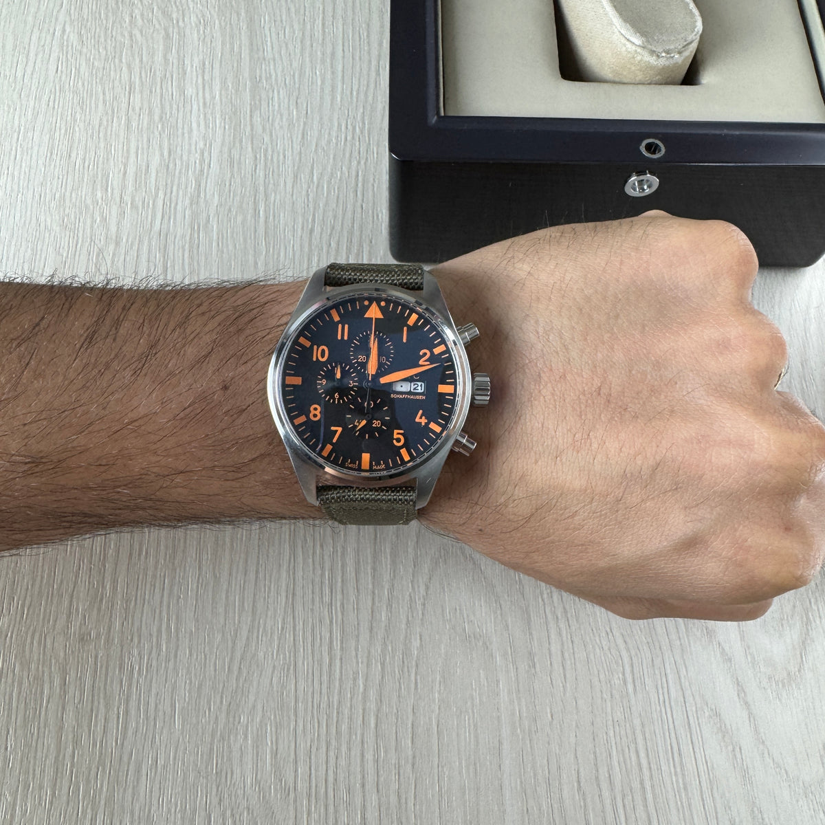 IWC PILOT TOP GUN PRATA 44M