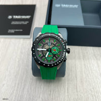 TAG HEUER MONZA PRATA VERDE 43MM