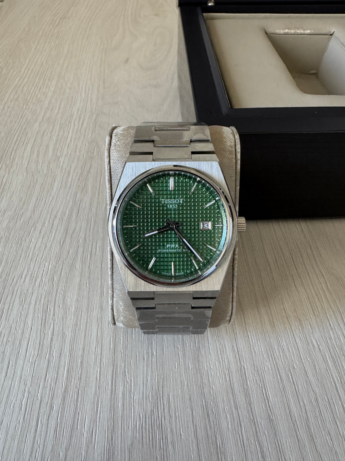 TISSOT PRX PRATA VERDE 40MM
